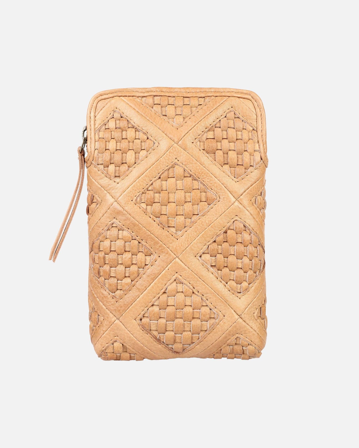 Milder | Chess Patterned Leather Phone Bag