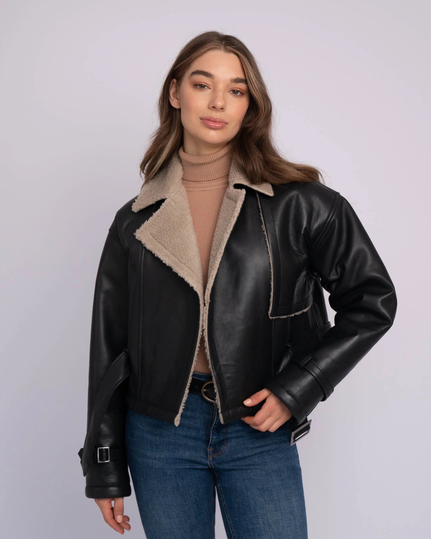Alaska | Leather Bomber Jacket
