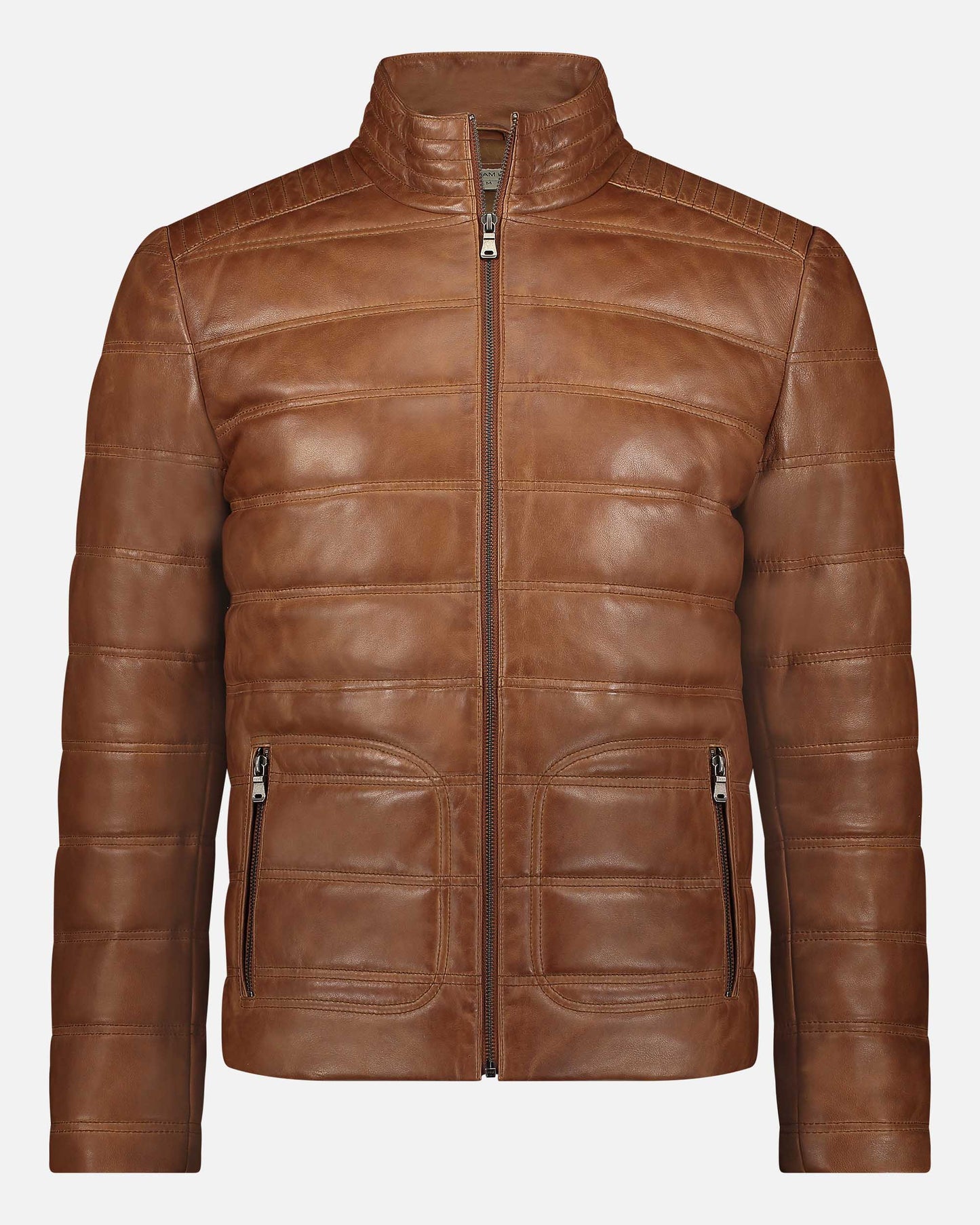 Rumford | Leather Puffer Jacket