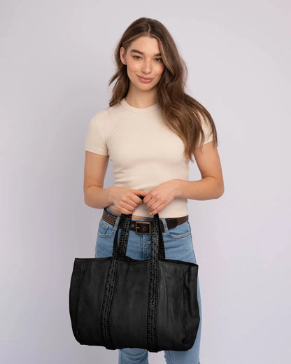 Piet | Studded Leather Tote Bag