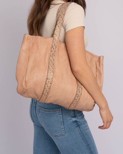 Piet | Studded Leather Tote Bag