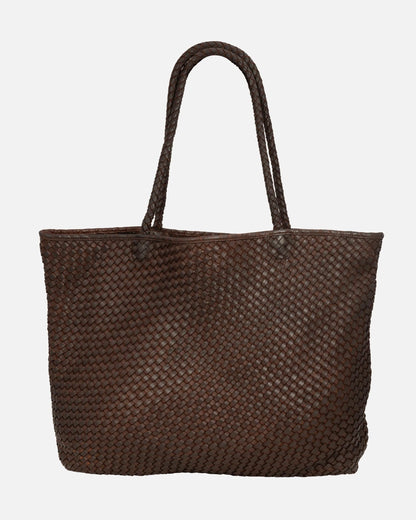 Taylor | Woven Leather Tote Bag