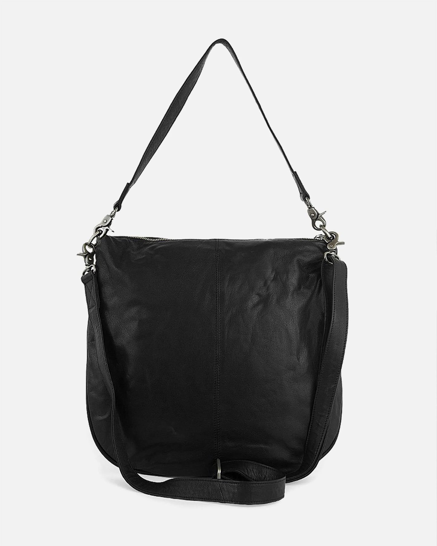 Idrissi | Black Leather Shoulder Bag