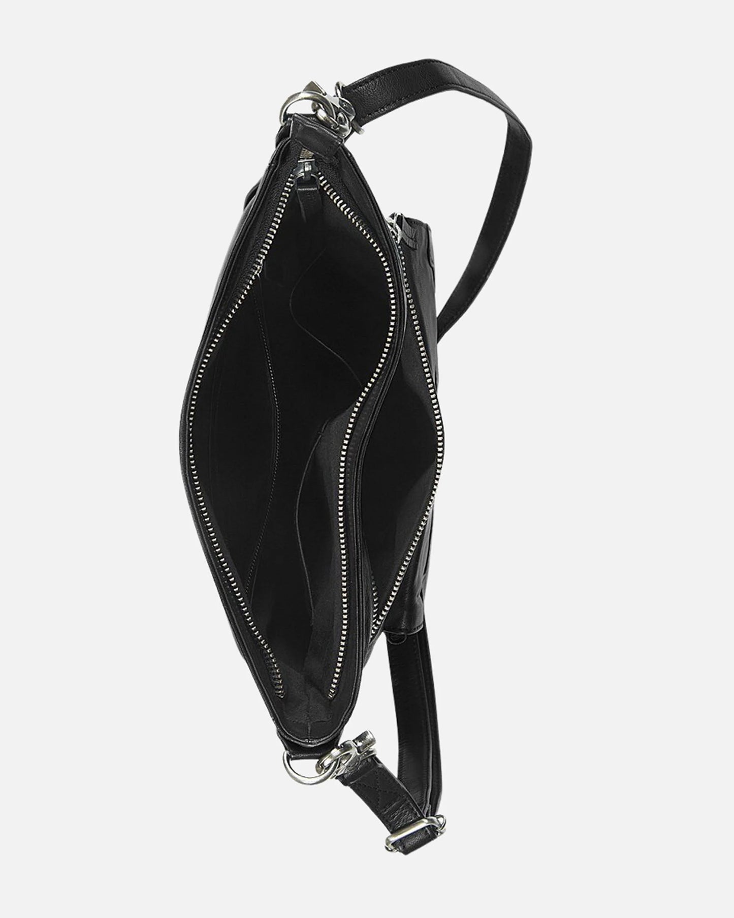 Idrissi | Black Leather Shoulder Bag