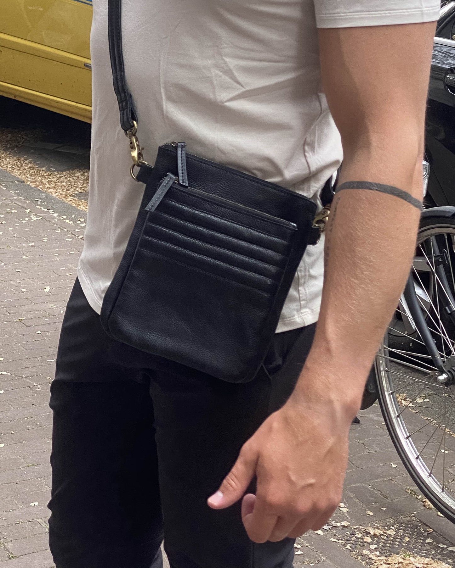 Tim | Crossbody Leather Satchel