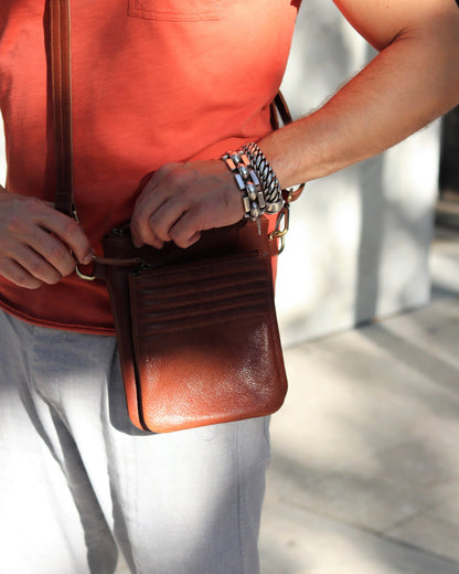 Tim | Crossbody Leather Satchel