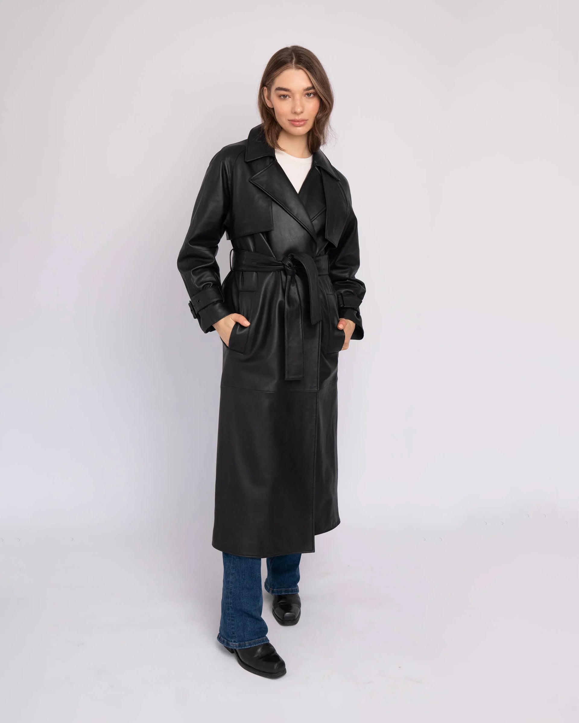 Venice | Leather Trench Coat – Citysoles Venice | Leather Trench Coat – Citysoles