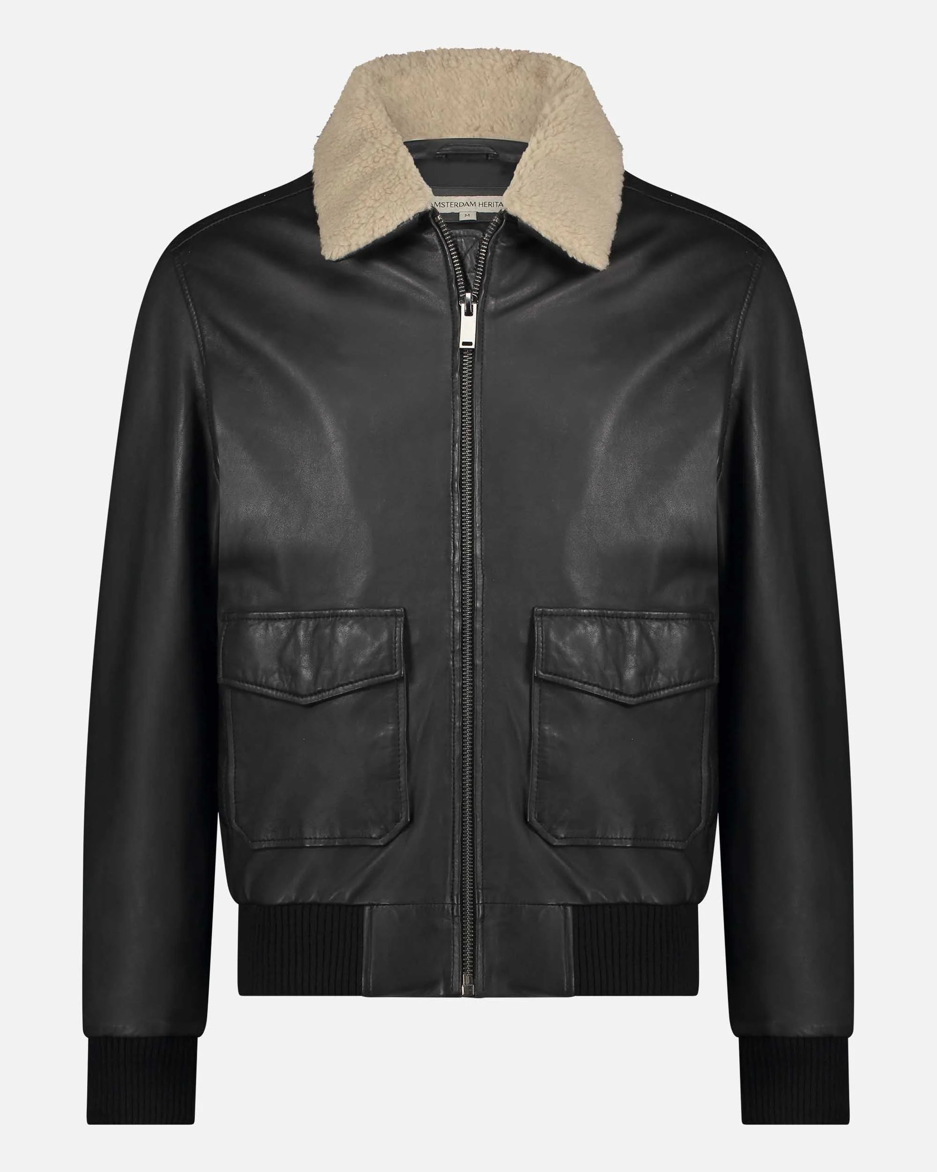 Jackson | Shearling Leather Bomber Jacket – Citysoles