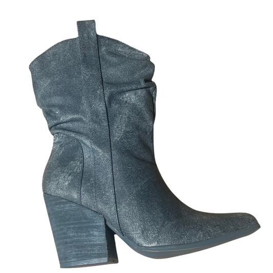 Delilah Denim Leather Boot *PREORDER