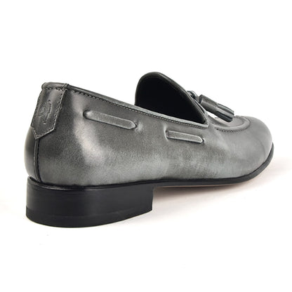 Tassel Loafer by Caballero - BURNISHED GREY