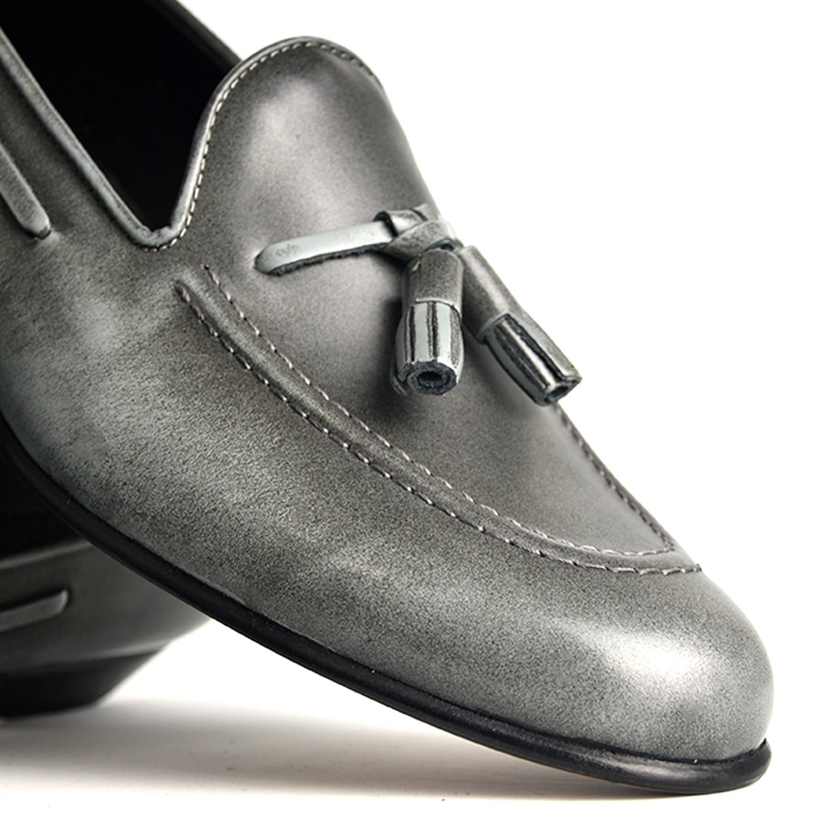 Tassel Loafer by Caballero - BURNISHED GREY